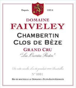 Image for Chambertin Clos de Bèze Ouvrées Rodin, Domaine Faiveley 2019