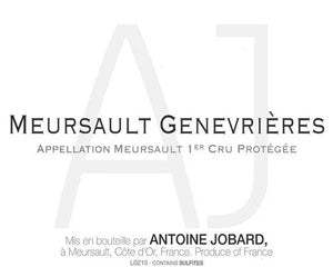 Image for Meursault Genevrières, Francois et Antoine Jobard 2019