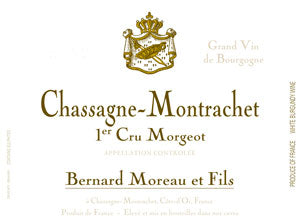 Image for Chassagne Montrachet Morgeots, Bernard Moreau 2018