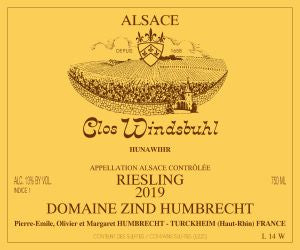 Image for Riesling Clos Windsbuhl, Domaine Zind-Humbrecht 2024