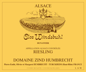Image for Riesling Clos Windsbuhl, Domaine Zind-Humbrecht 2016