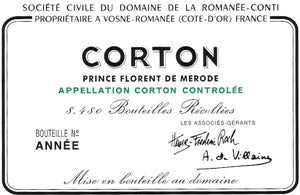 Image for Corton Rouge, Domaine de la Romanée Conti 2017