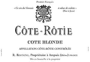 Image for Côte Rôtie Côte Blonde, René Rostaing 2016