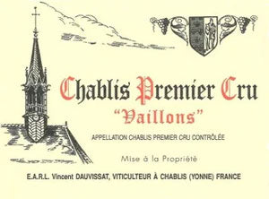 Image for Chablis Vaillons, René et Vincent Dauvissat 2020