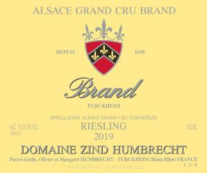 Image for Riesling Brand, Domaine Zind-Humbrecht 2019