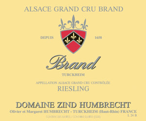 Image for Riesling Brand, Domaine Zind-Humbrecht 2015