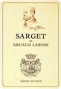 Image for Sarget de Gruaud Larose 2016