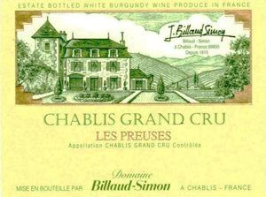 Image for Chablis Les Preuses, Domaine Billaud-Simon 2021