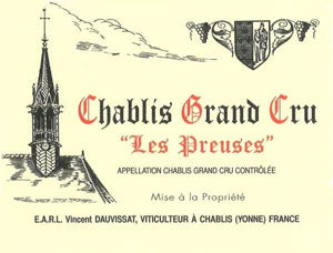 Image for Chablis Les Preuses, René et Vincent Dauvissat 2021