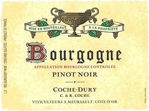 Image for Bourgogne Rouge, Domaine Coche-Dury (1996)