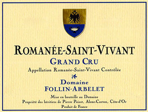 Image for Romanée Saint Vivant, Domaine Follin-Arbelet (2009)