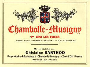 Image for Chambolle Musigny Les Fuées, Domaine Ghislaine Barthod 1998
