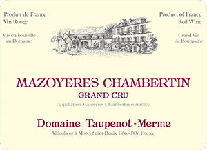 Image for Mazoyeres Chambertin, Domaine Taupenot-Merme (2021)