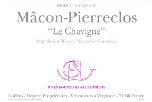 Image for Macon Pierreclos Le Chavigne, Domaine Guffens-Heynen 2023