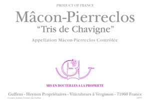 Image for Macon Pierreclos Tris de Chavigne, Domaine Guffens-Heynen (2020)