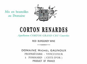 Image for Corton Renardes, Domaine Michel Gaunoux 2015