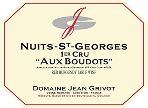 Image for Nuits St Georges Les Boudots, Domaine Jean Grivot 2016