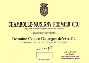 Image for Chambolle Musigny Premier Cru, Domaine Comte Georges de Vogüé (2007)