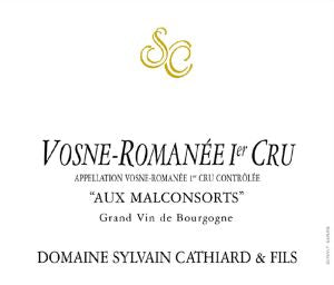 Image for Vosne Romanée Malconsorts, Domaine Sylvain Cathiard 2008