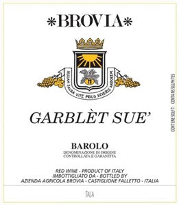 Image for Barolo Garblet Sue, Brovia (2018)