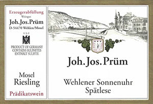 Image for Wehlener Sonnenuhr Spatlese, Weingut Joh. Jos. Prüm (2014)