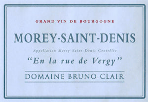 Image for Morey Saint Denis en la Rue de Vergey Blanc, Domaine Bruno Clair 2020