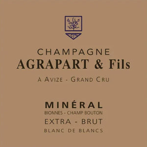 Image for Agrapart Mineral Extra Brut Blanc de Blanc 2019