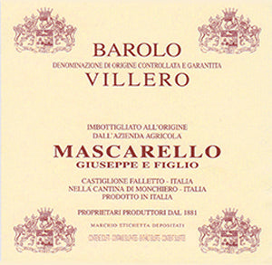 Image for Barolo Villero, Mascarello Giuseppe e Figlio (2010)