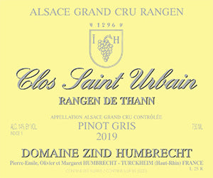 Image for Pinot Gris Rangen Clos St Urbain, Domaine Zind-Humbrecht 2024