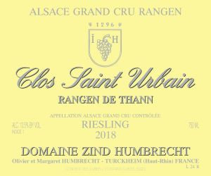 Image for Riesling Rangen de Thann, Clos St Urbain, Domaine Zind-Humbrecht 2024