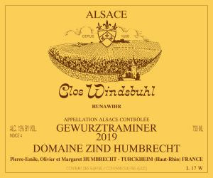 Image for Gewurztraminer Clos Windsbuhl, Domaine Zind-Humbrecht 2024