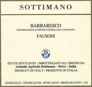 Image for Barbaresco Fausoni, Azienda Agricola Sottimano (2021)