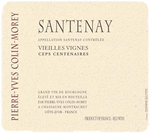 Image for Santenay Vieilles Vignes Ceps Centenaires, Pierre-Yves Colin-Morey 2018