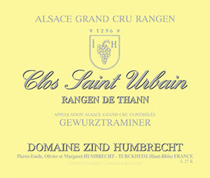 Image for Gewurztraminer Rangen Clos St Urbain, Domaine Zind-Humbrecht 2024