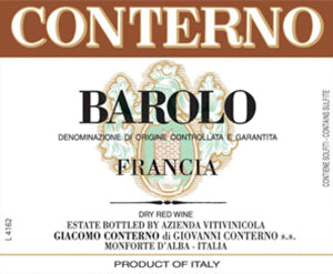Image for Barolo Francia, Giacomo Conterno (2011)