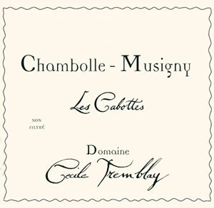 Image for Chambolle Musigny Cabottes, Cecile Tremblay (2014)