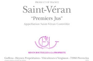 Image for Saint Veran Premiers Jus, Domaine Guffens-Heynen 2020