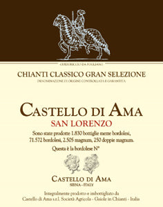 Image for Chianti Classico Gran Selezione San Lorenzo, Castello di Ama 2019