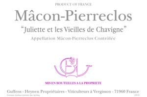 Image for Macon Pierreclos Juliette et Les Vieilles de Chavigne, Domaine Guffens-Heynen (2018)