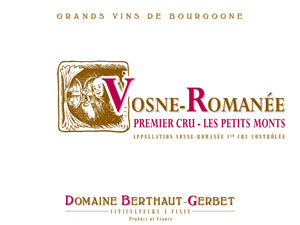 Image for Vosne Romanee Petits Monts, Domaine Berthaut (2023)