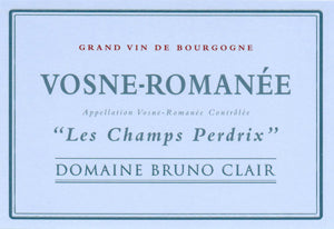 Image for Vosne Romanée Champs Perdrix, Domaine Bruno Clair 2017