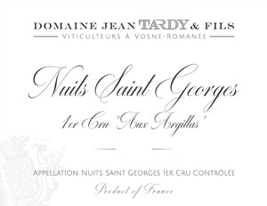 Image for Nuits Saint Georges aux Argillas, Domaine Jean Tardy et Fils 2019