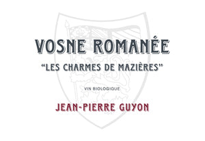 Image for Vosne Romanée Charmes de Mazieres, Domaine Jean Pierre Guyon (2021)