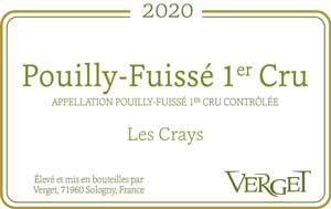 Image for Pouilly Fuisse Les Crays Premier Cru, Verget 2022