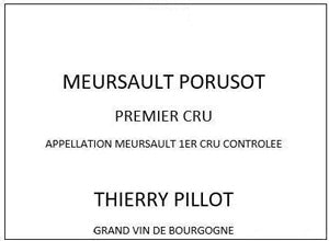Image for Meursault Porusots, Pillot, Thierry (2018)