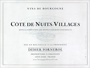 Image for Cote de Nuits Villages, Domaine Didier Fornerol (2023)