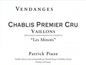 Image for Chablis Vaillons Les Minots, Patrick Piuze 2022